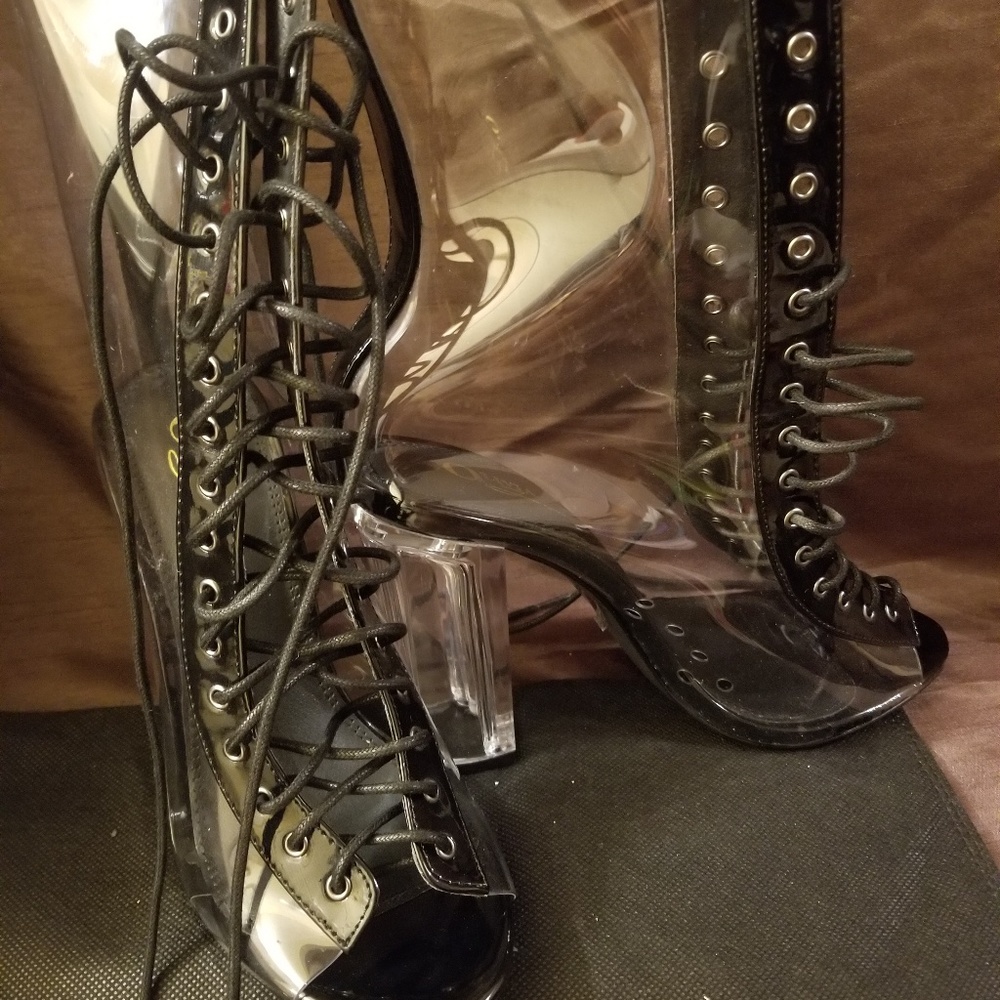 Clear boots